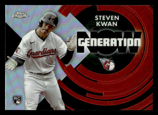 2022 Topps Chrome Update #GNC-7 Steven Kwan Generation Now Chrome