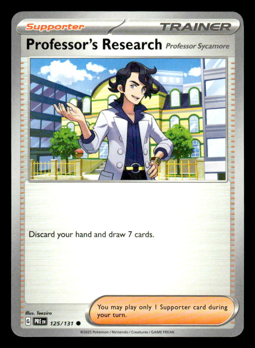 SV: Prismatic Evolutions #125/131 Professor's Research [Prof Sycamore] Common