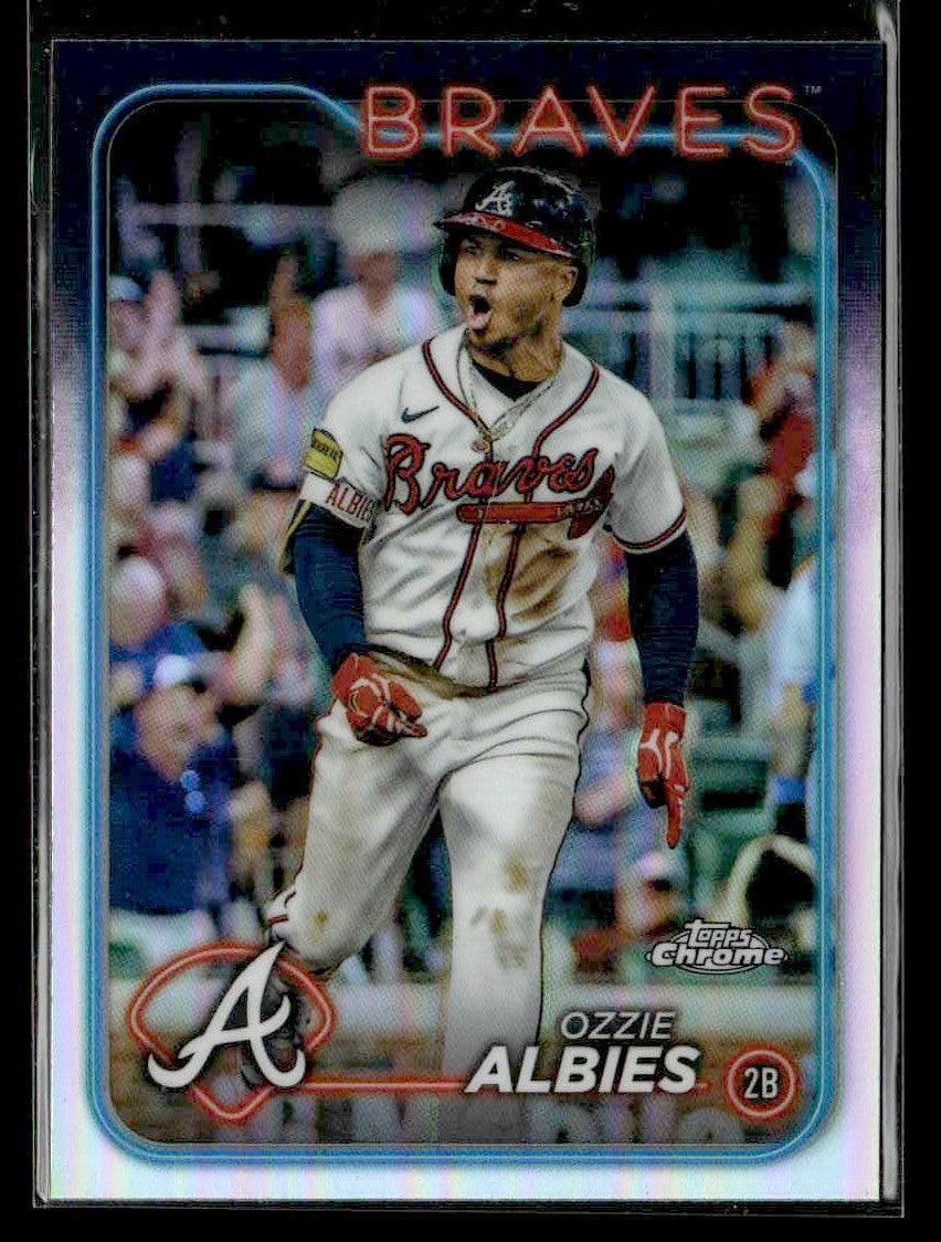 2024 Topps Chrome #9 Ozzie Albies Refractors