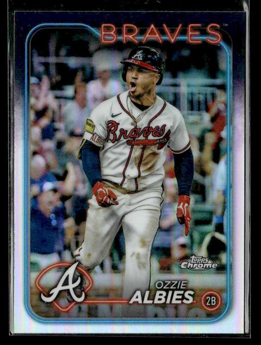 2024 Topps Chrome #9 Ozzie Albies Refractors