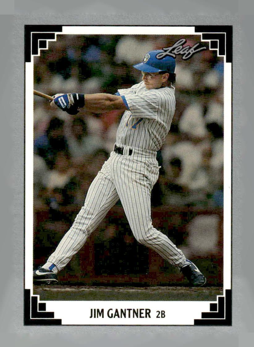 1991 Leaf #145 Jim Gantner