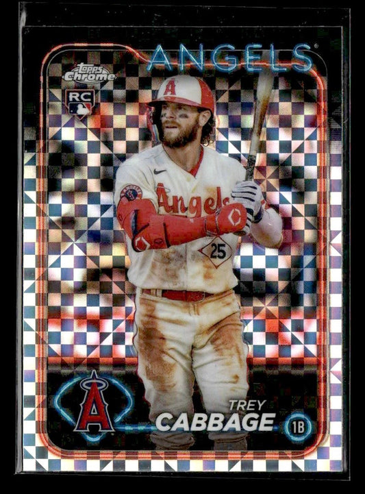2024 Topps Chrome #226 Trey Cabbage X-Fractors