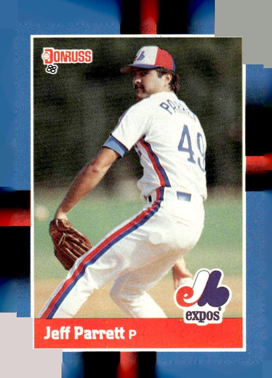 1988 Donruss #406 Jeff Parrett