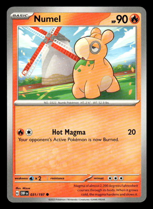 SV03: Obsidian Flames #031/197 Numel Common