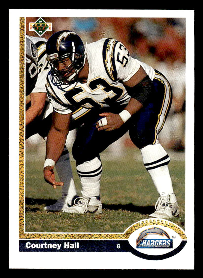 1991 Upper Deck #218b Courtney Hall