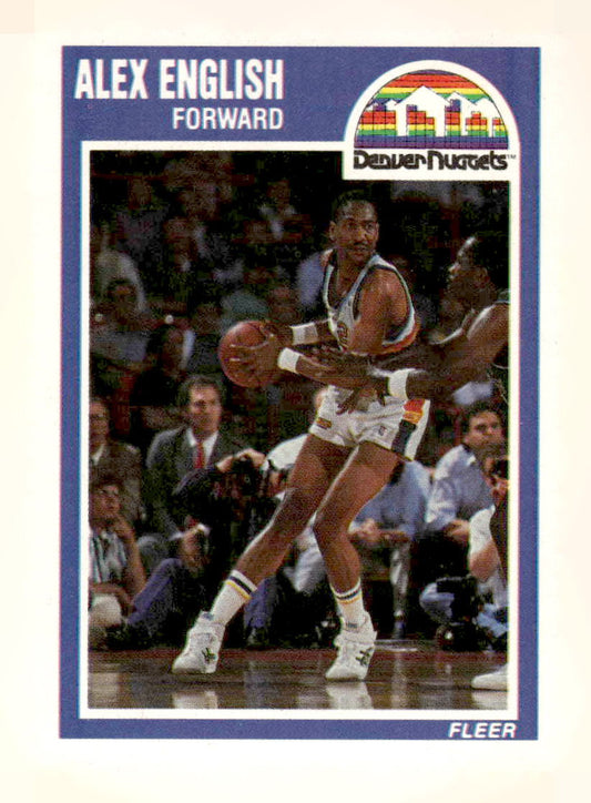 1989-90 Fleer #40 Alex English