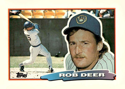 1988 Topps Big #151b Rob Deer