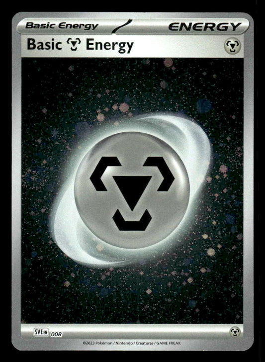 SV01: Scarlet & Violet Base Set #008 Basic Metal Energy (Cosmos Holo)