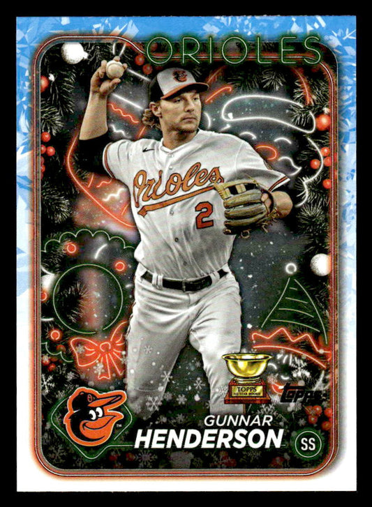 2024 Topps Holiday #H150b Gunnar Henderson