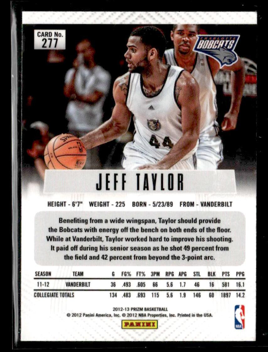 2012-13 Panini Prizm #277 Jeff Taylor