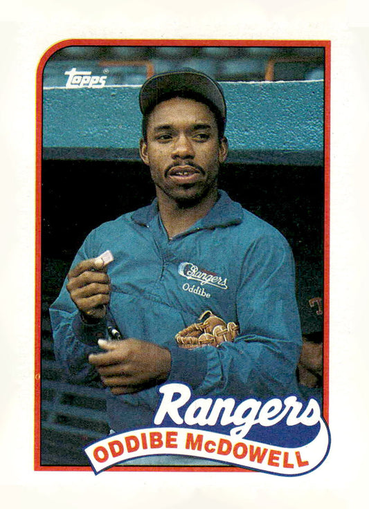 1989 Topps #183 Oddibe McDowell