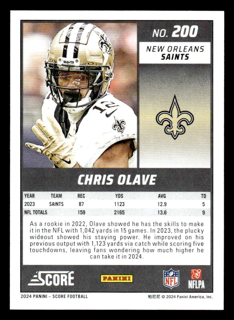 2024 Score #200 Chris Olave