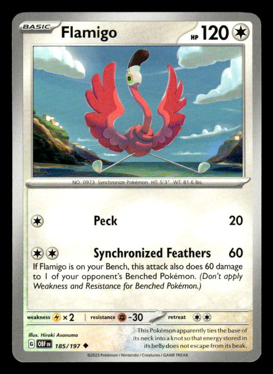 SV03: Obsidian Flames #185/197 Flamigo Uncommon