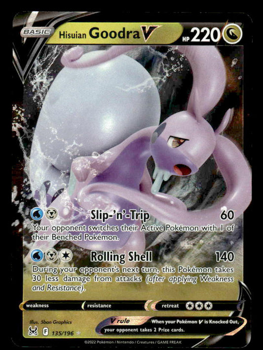 SWSH11: Lost Origin #135/196 Hisuian Goodra V Ultra Rare