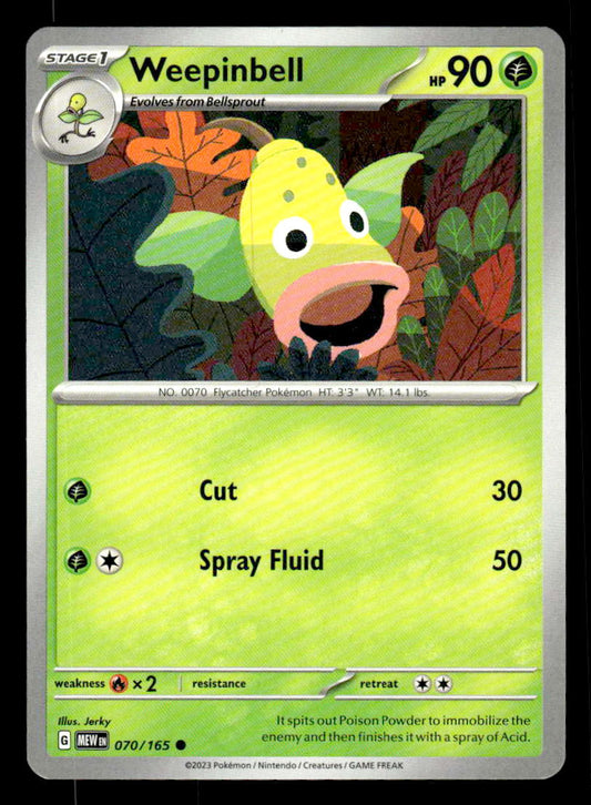 SV: Scarlet & Violet 151 #070/165 Weepinbell