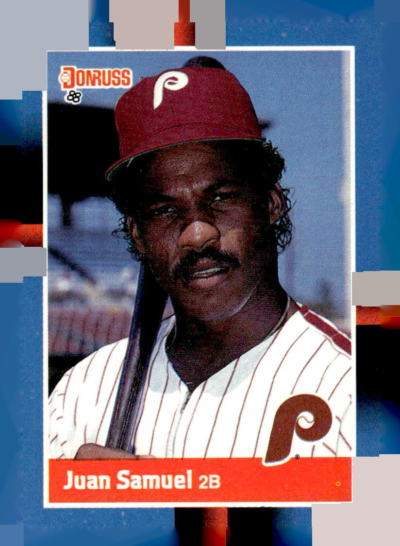 1988 Donruss #288b Juan Samuel