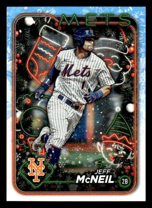 2024 Topps Holiday #H61 Jeff McNeil