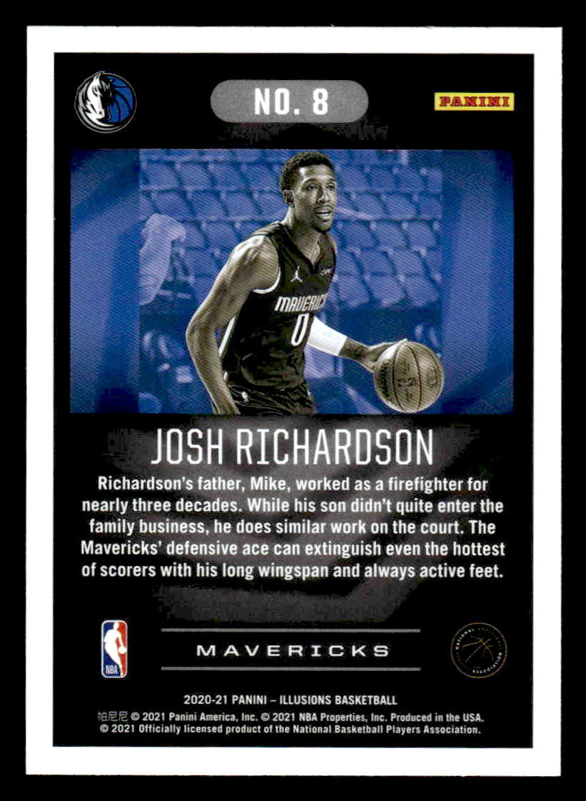 2020-21 Panini Illusions #8 Josh Richardson