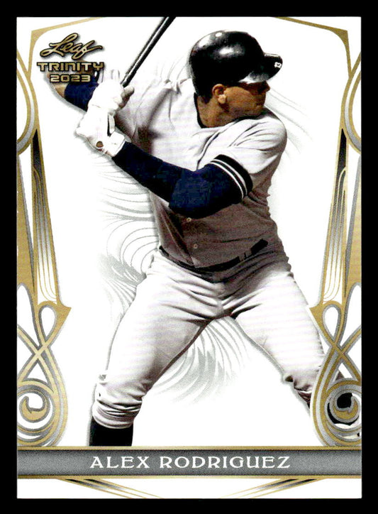 2023 Leaf Trinity #4 Alex Rodriguez