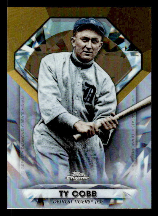 2022 Topps Chrome Update #DGC-34 Ty Cobb Diamond Greats Die Cuts