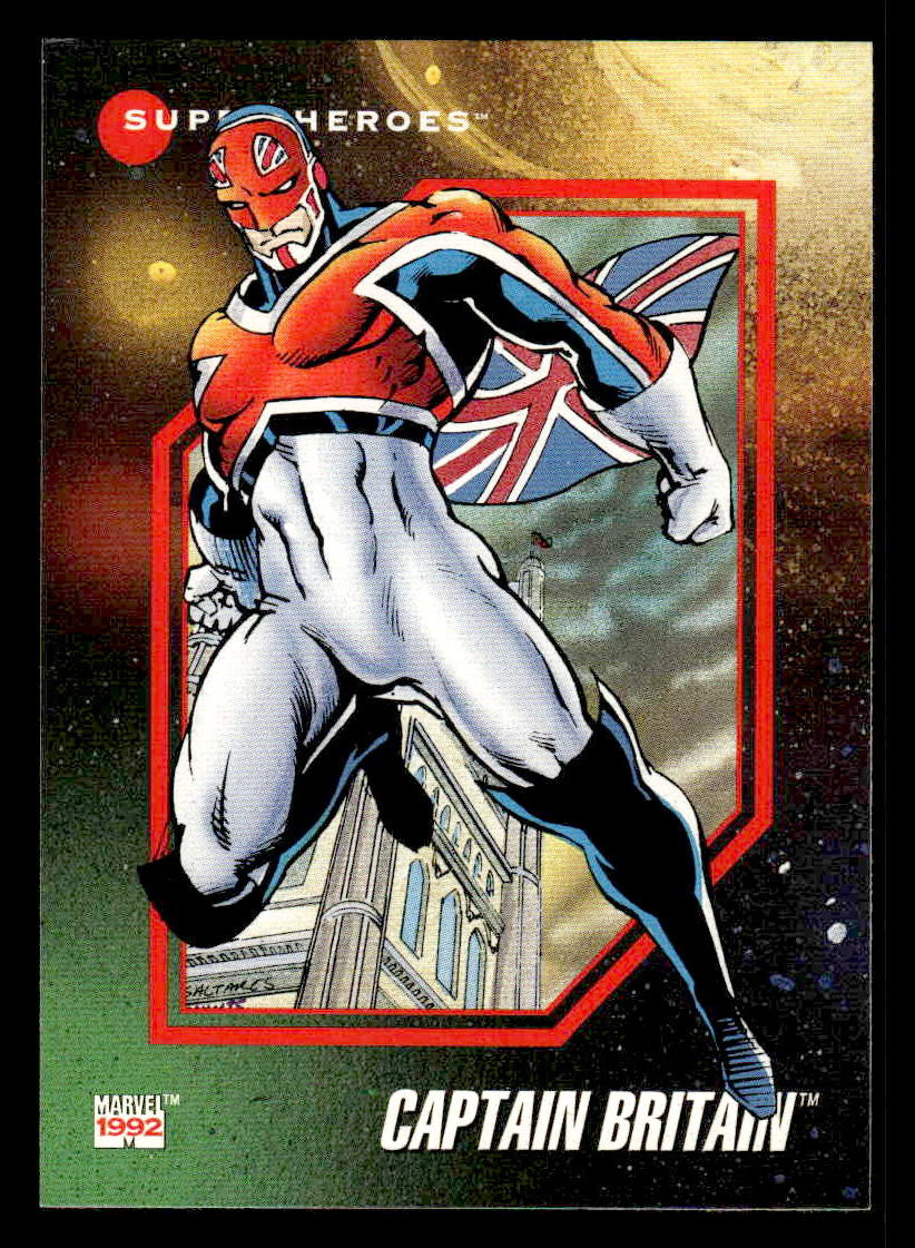 1992 Impel Marvel Universe #17 Captain Britain