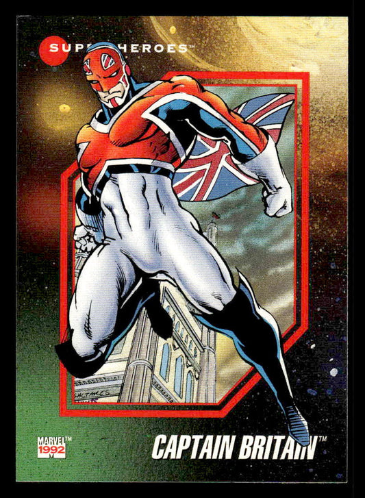 1992 Impel Marvel Universe #17 Captain Britain