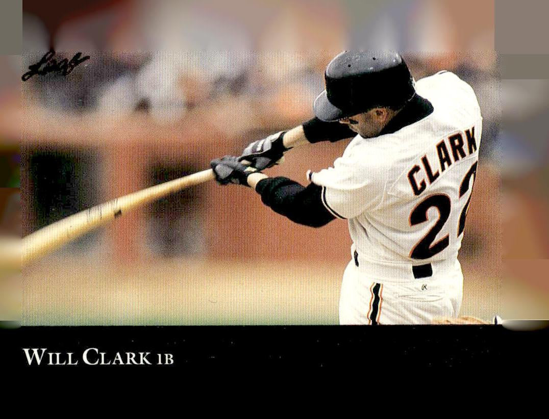 1992 Leaf #241 Will Clark Black Gold
