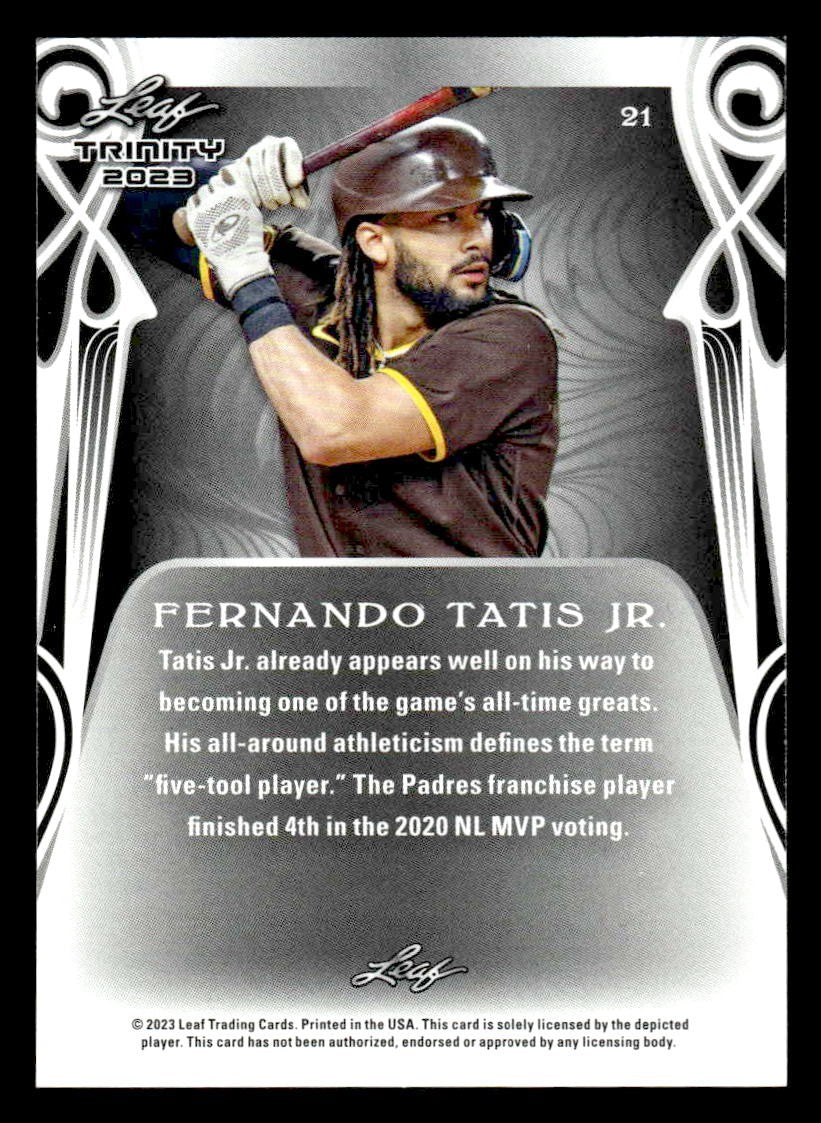 2023 Leaf Trinity #21 Fernando Tatis Jr.