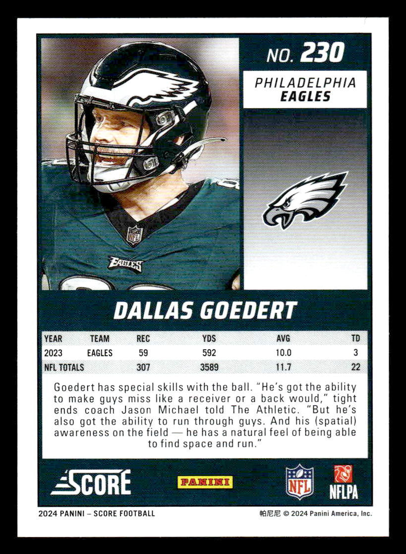 2024 Score #230 Dallas Goedert