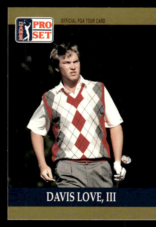 1990 Pro Set PGA Tour #56 Davis Love III