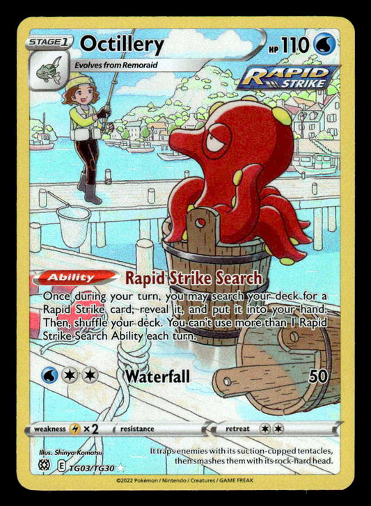 SWSH09: Brilliant Stars Trainer Gallery #TG03/TG30 Octillery Ultra Rare