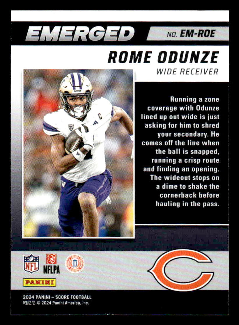 2024 Score #EM-RDE Rome Odunze Emerged