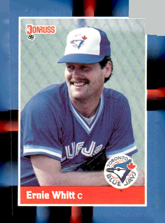 1988 Donruss #394b Ernie Whitt