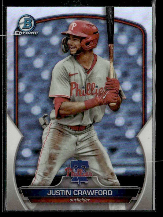 2023 Bowman Draft #BDC-71 Justin Crawford Chrome Refractor