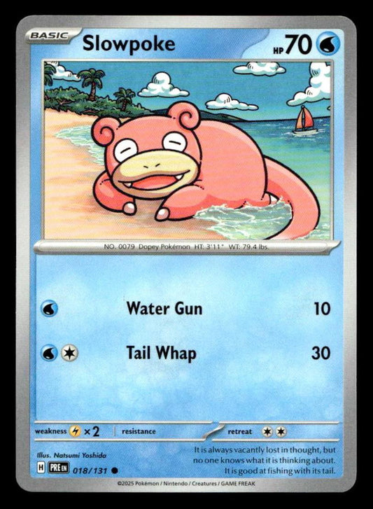 SV: Prismatic Evolutions #018/131 Slowpoke Common