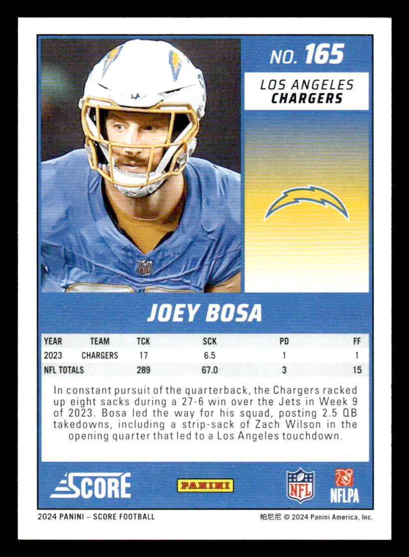 2024 Score #165 Joey Bosa