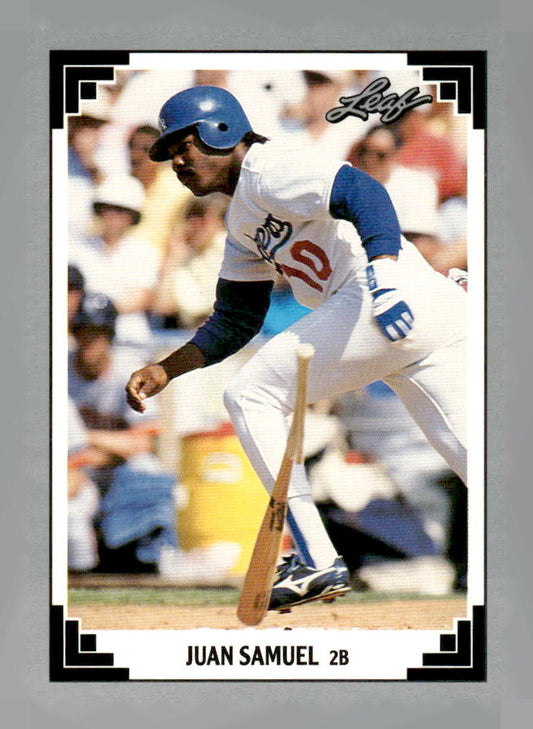 1991 Leaf #10 Juan Samuel