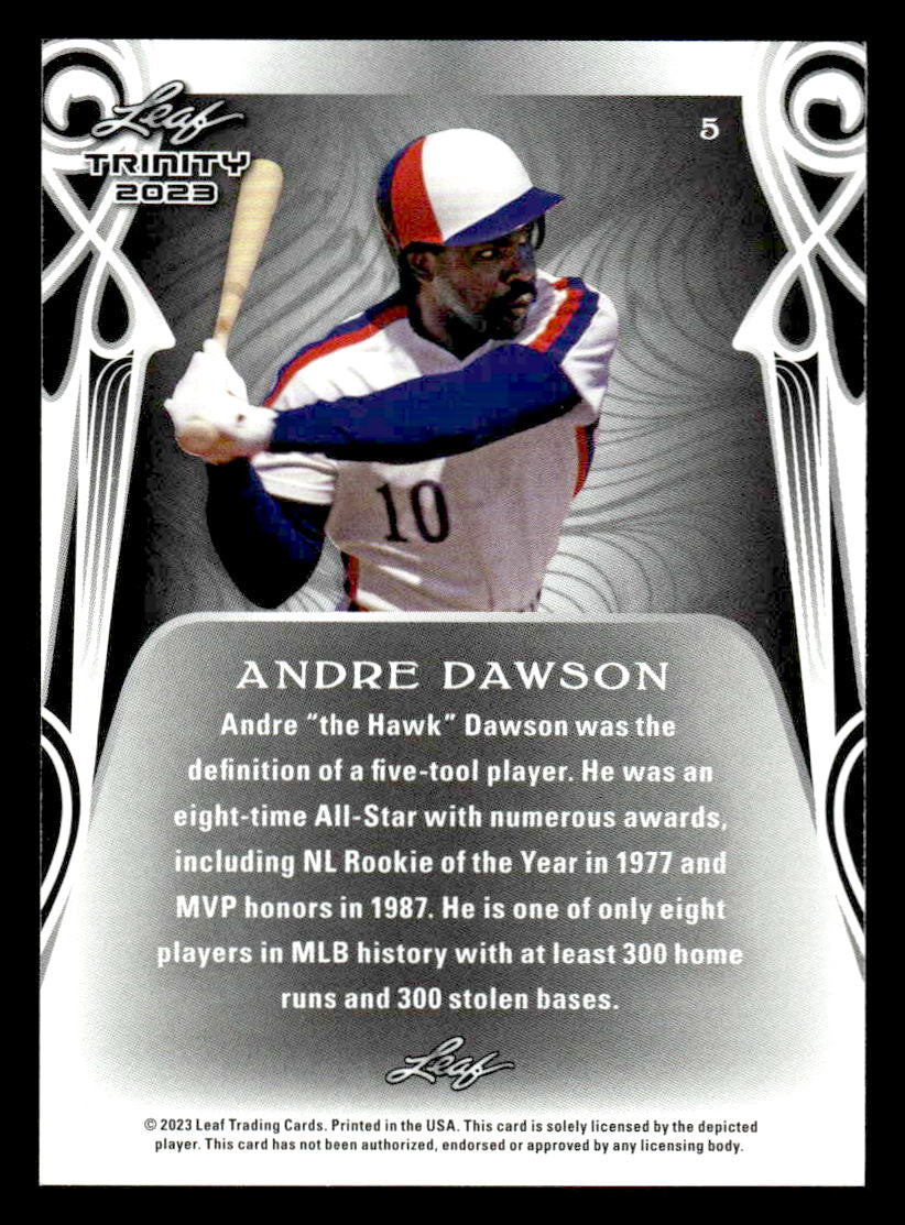2023 Leaf Trinity #5 Andre Dawson