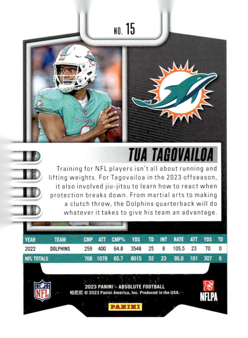 2023 Panini Absolute #15 Tua Tagovailoa Retail