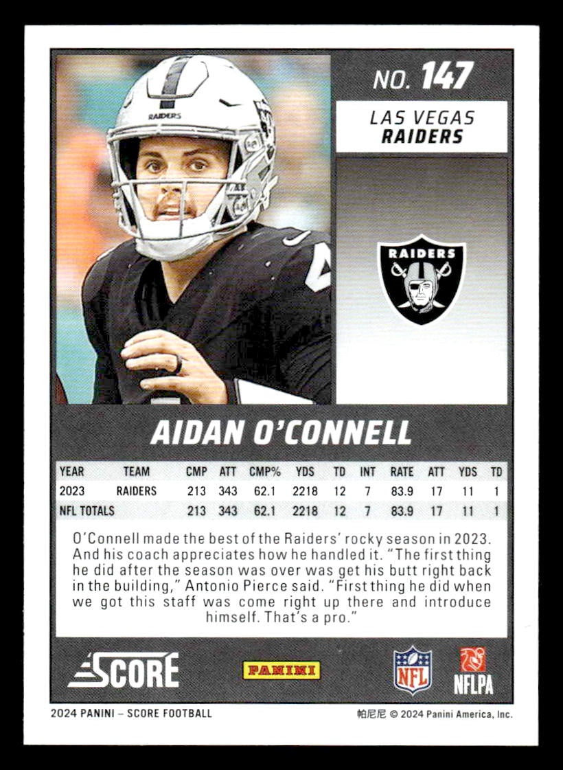 2024 Score #147 Aidan O'Connell