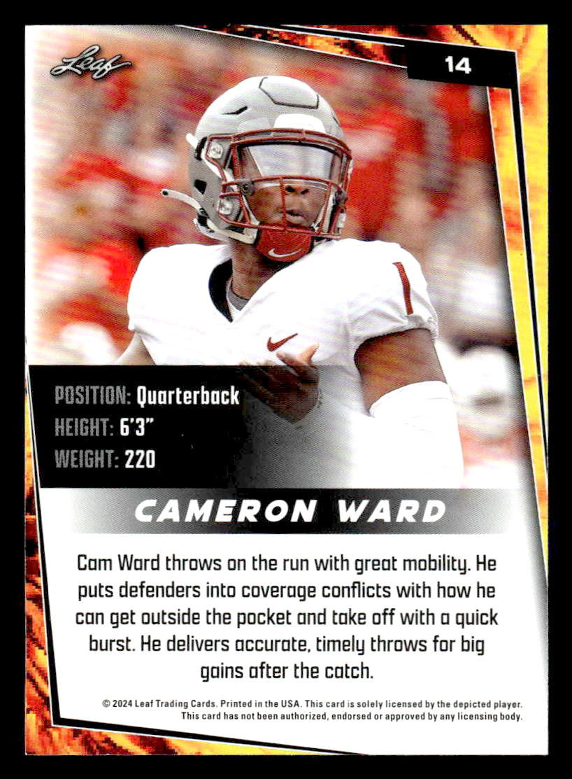 2024 Leaf #14 Cameron Ward