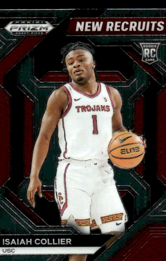 2024 Panini Prizm Draft Picks #12 Isaiah Collier New Recruits