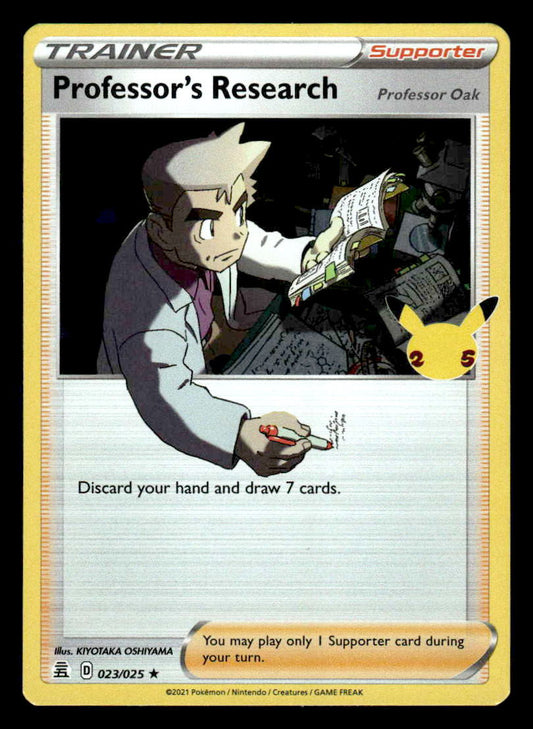 Celebrations #023/025 Professor's Research Holo Rare