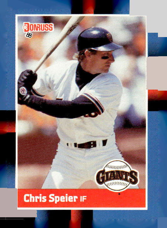 1988 Donruss #239b Chris Speier