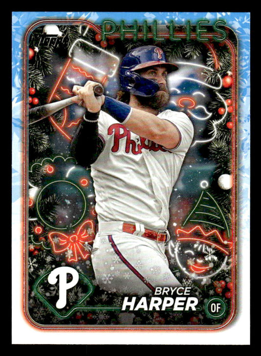 2024 Topps Holiday #H179 Bryce Harper