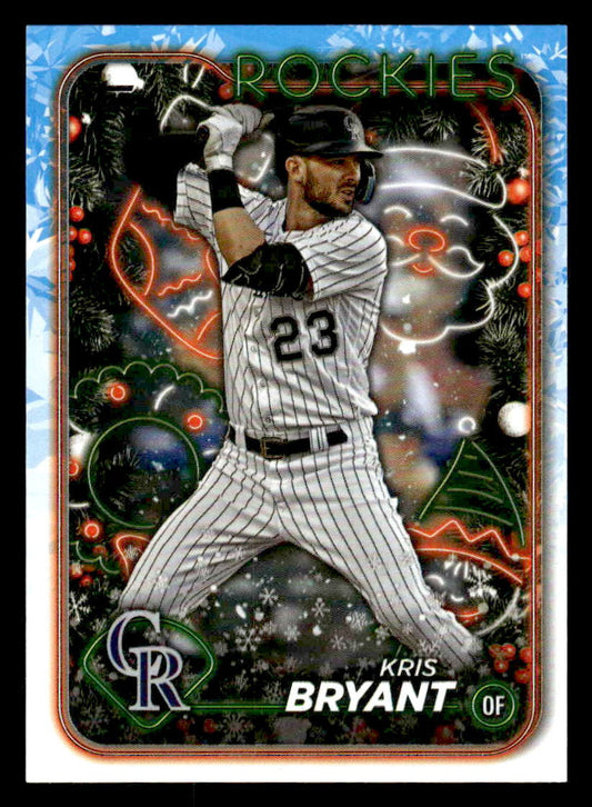 2024 Topps Holiday #H95 Kris Bryant