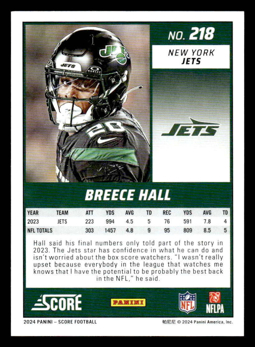 2024 Score #218 Breece Hall