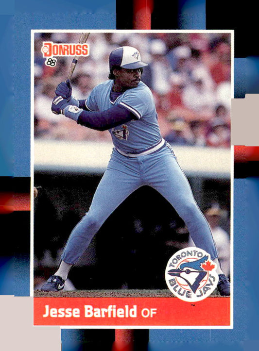 1988 Donruss #442b Jesse Barfield