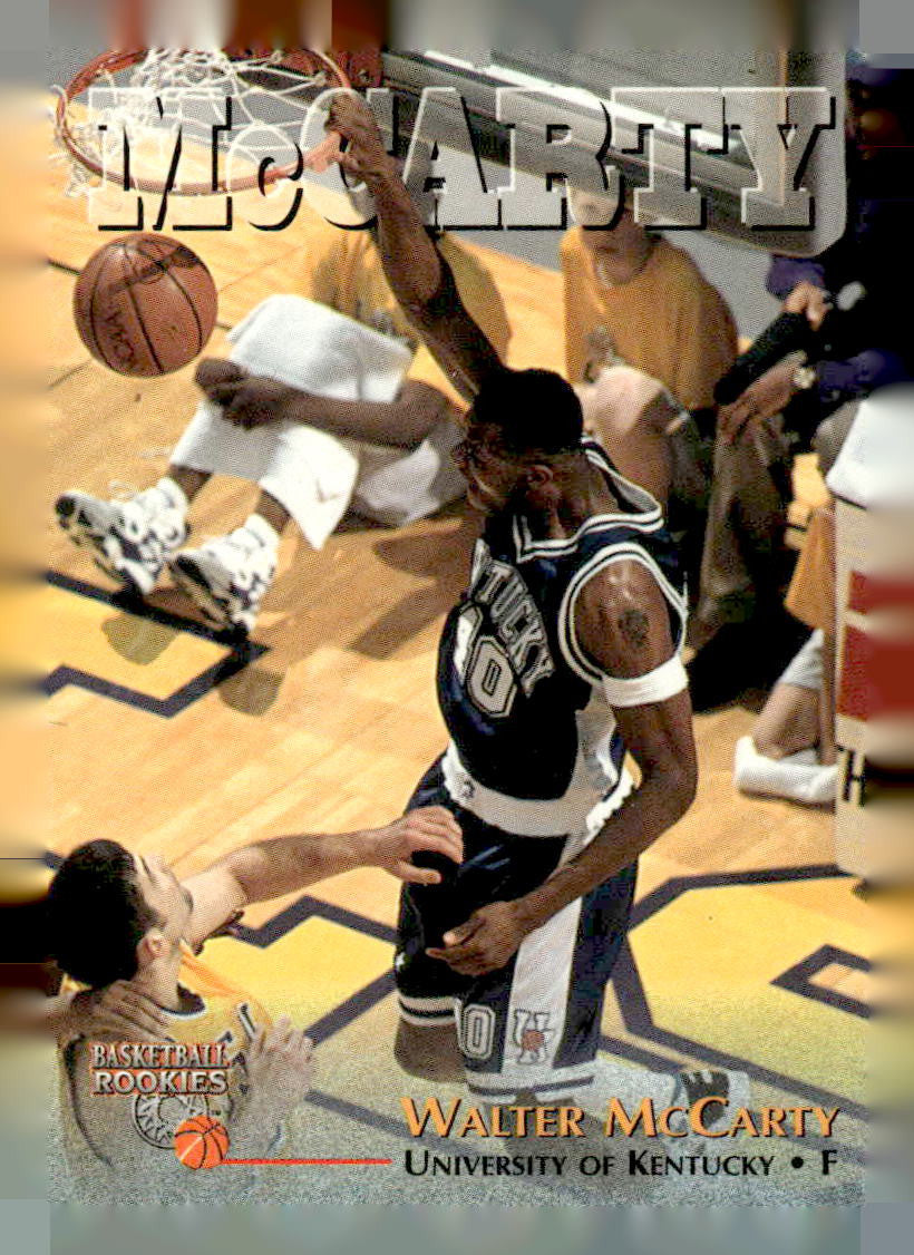 1996 Score Board Rookies #16 Walter McCarty