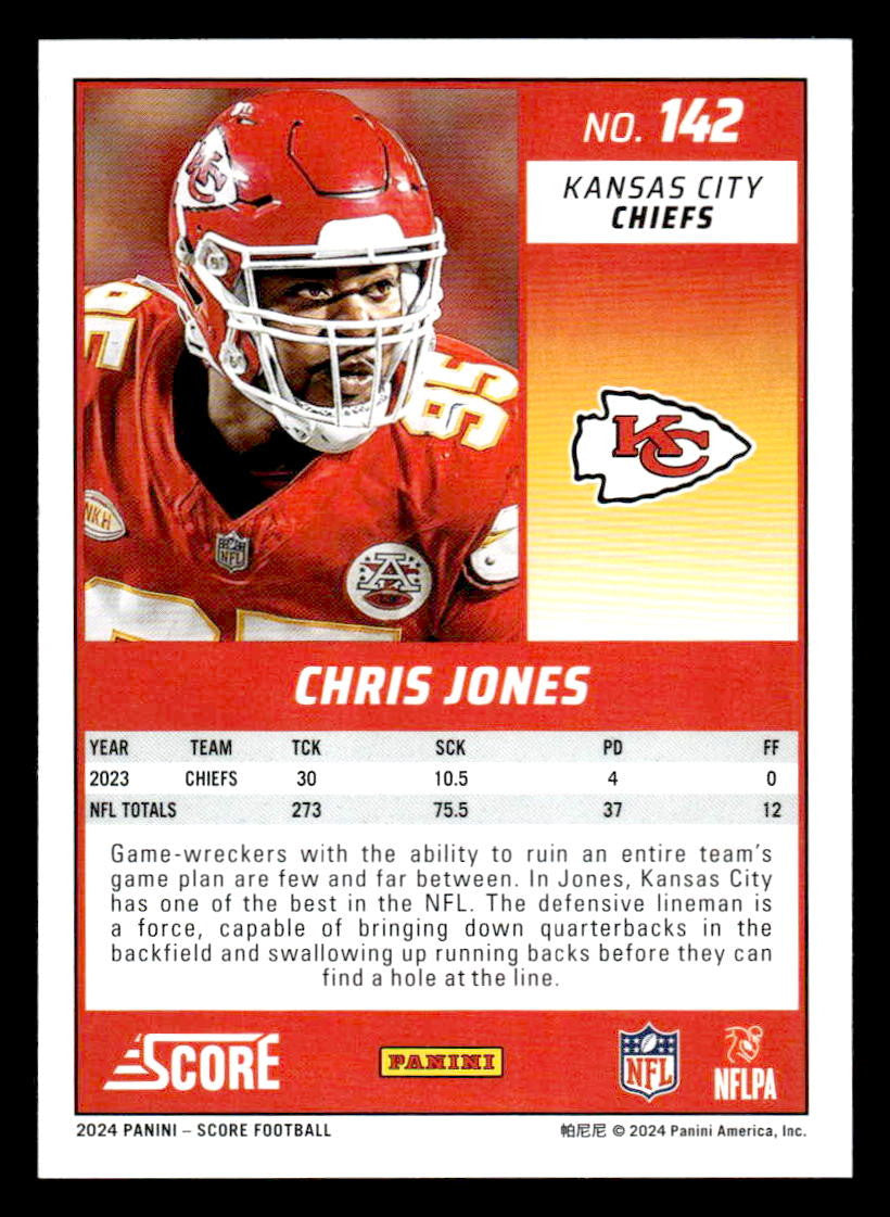 2024 Score #142 Chris Jones